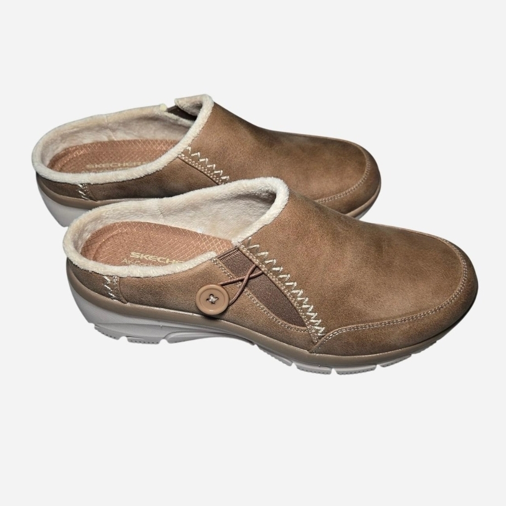 Skechers Women's Tan Cozy Mules